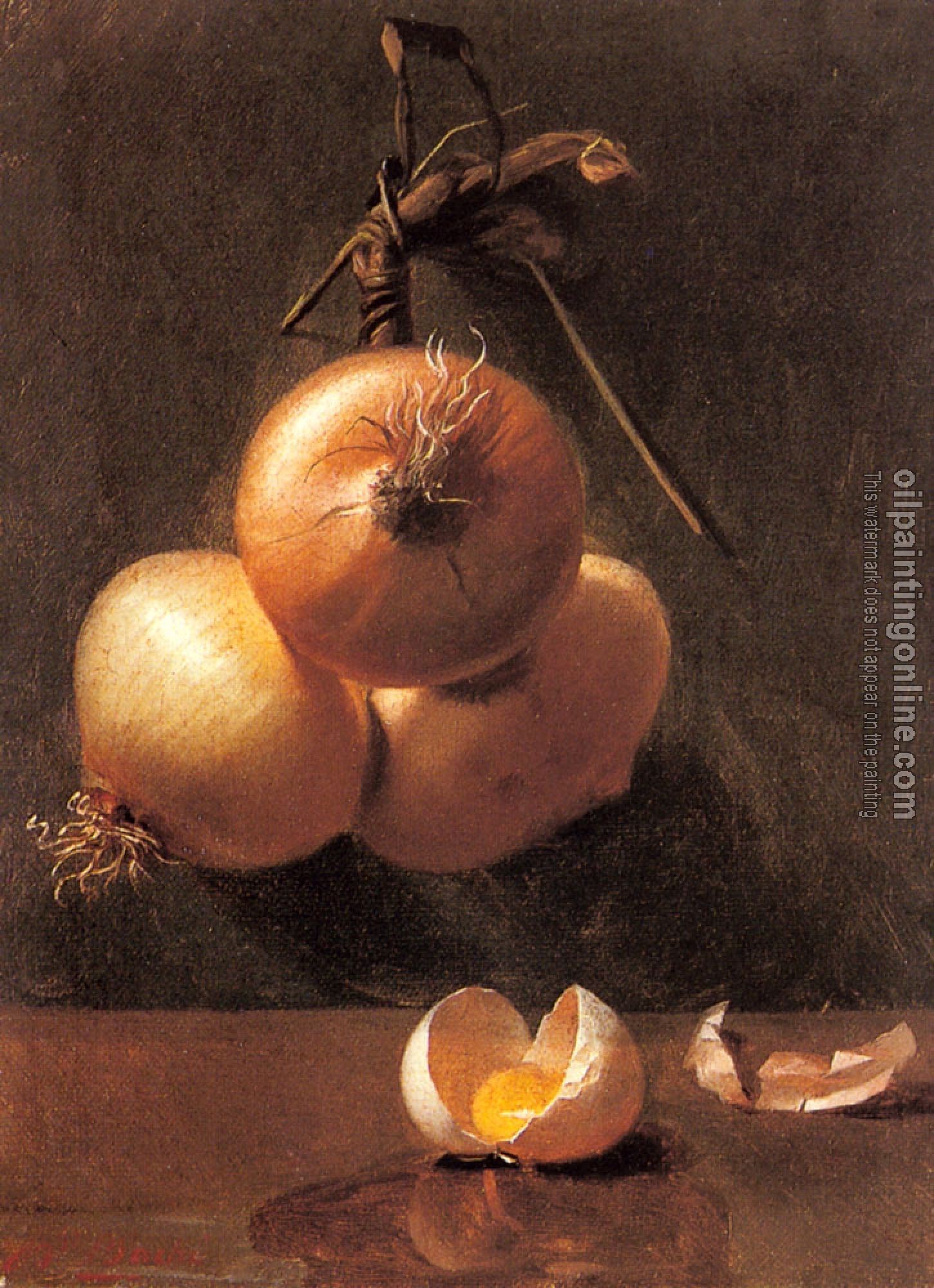 Bache, Berta - A Still Life with Onions and a Cracked Egg
